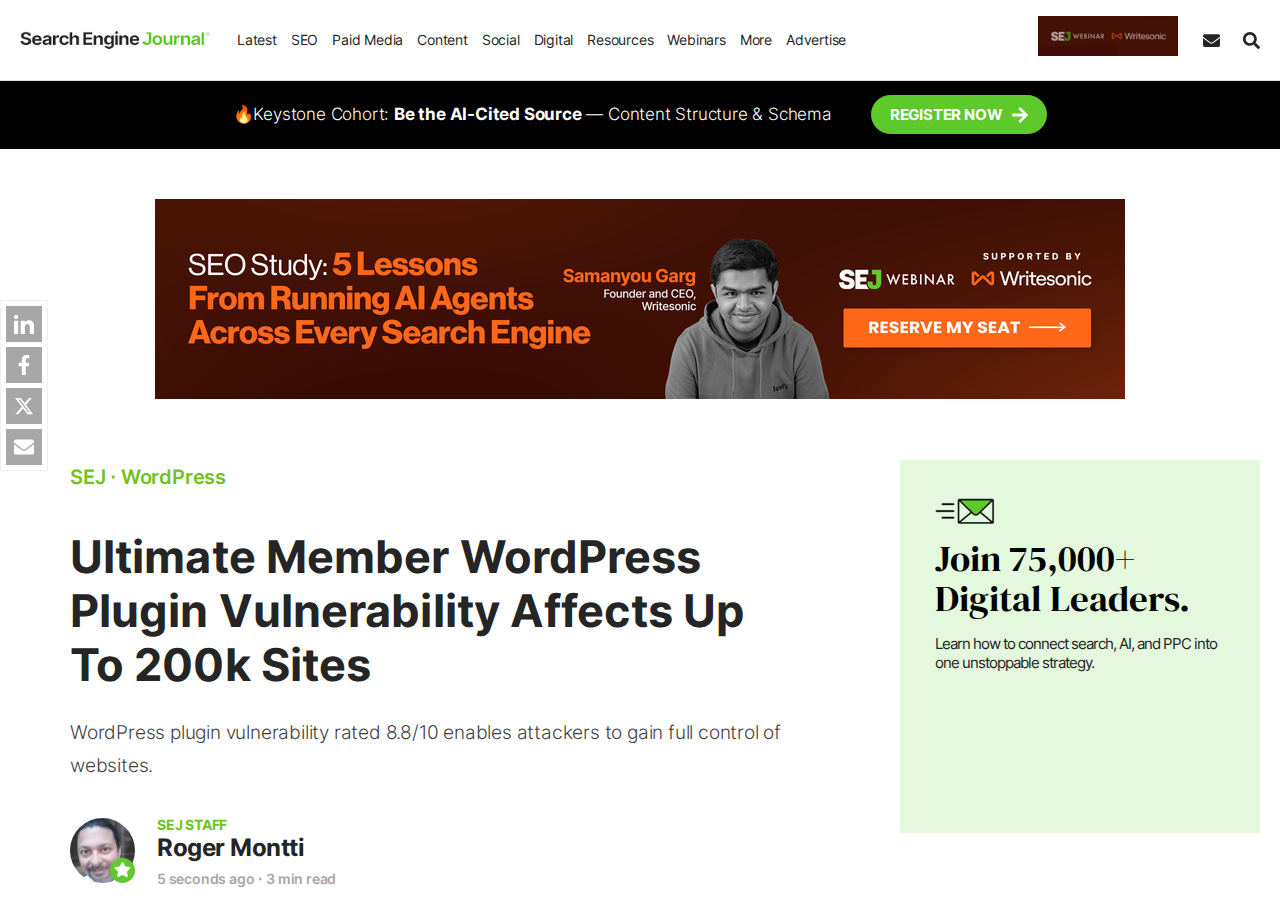 פרצת האבטחה ב-Ultimate Member: מה שמנהלי אתרי WordPress חייבים לעשות עכשיו